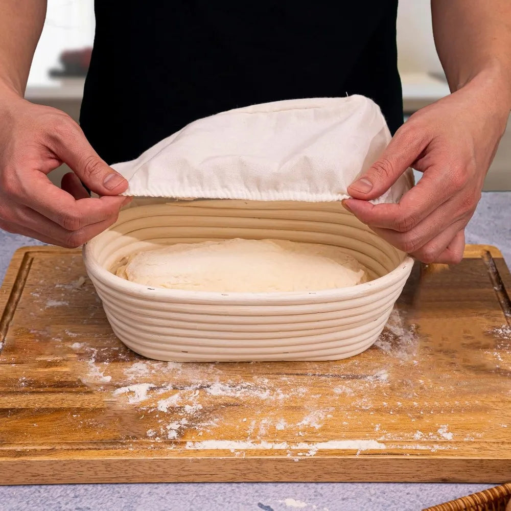 Banneton Bread Proofing Basket (Sourdough Proofing Basket) Natural Rattan