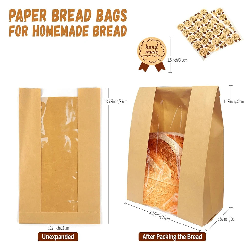Premium Large Bread Bags for Homemade & Sourdough Bread