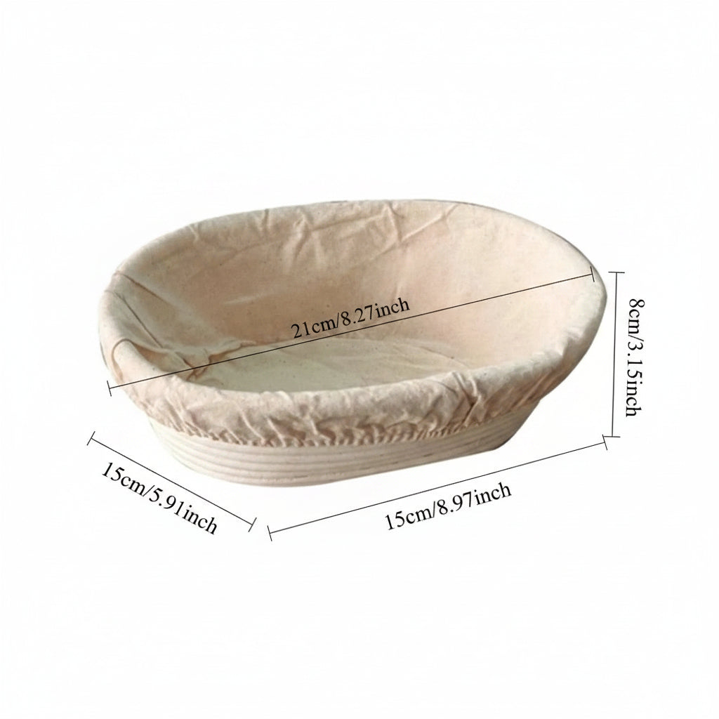Banneton Bread Proofing Basket (Sourdough Proofing Basket) Natural Rattan