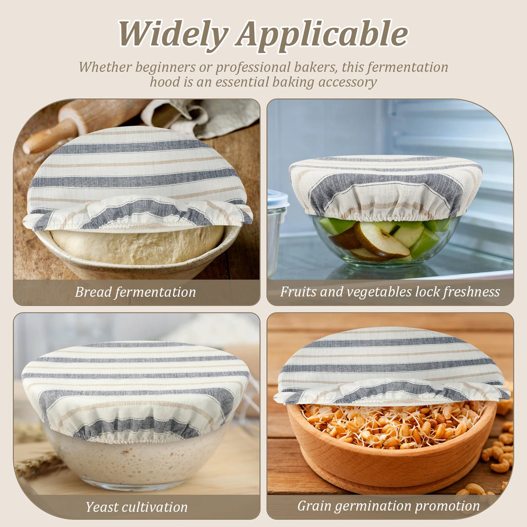 Sourdough Cotton Bowl Covers 3/4PC Sets