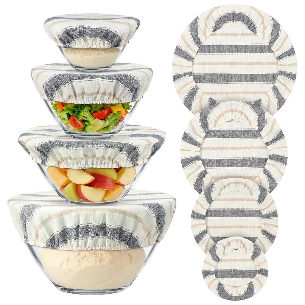Sourdough Cotton Bowl Covers 3/4PC Sets